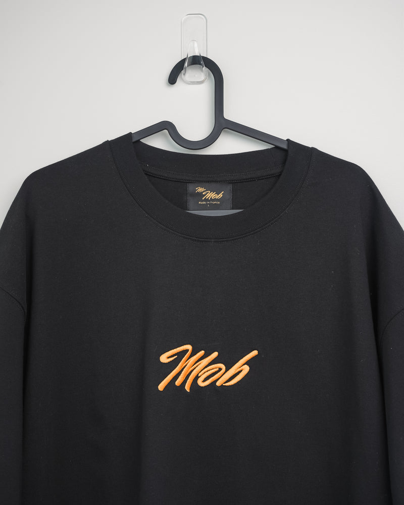 T-shirt noir et dorée MOB