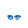 Lunette reflet bleu monture bleue