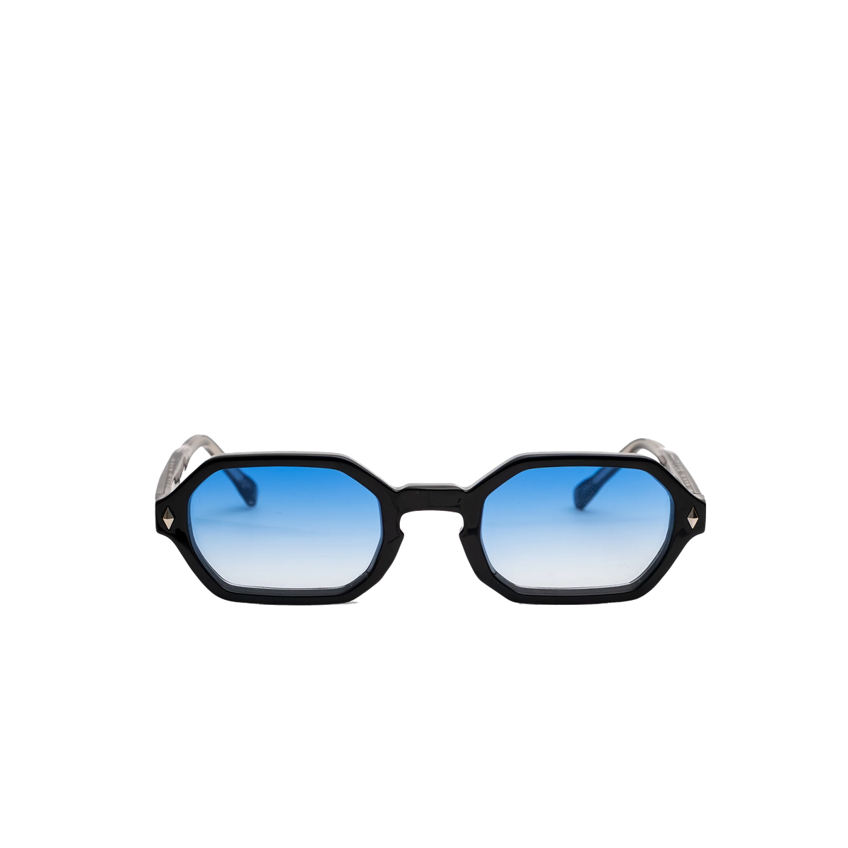 Lunette reflet bleu monture noire