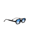 Lunette reflet bleu monture noire