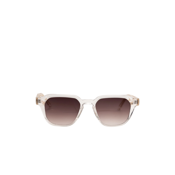 Lunette reflet marron monture dorée