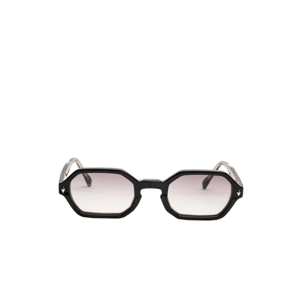 Lunette reflet rose monture noire